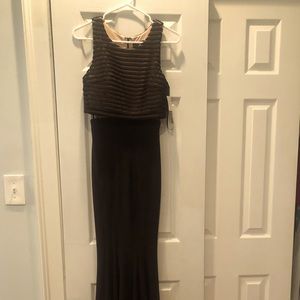 Black maxi mermaid formal dress
